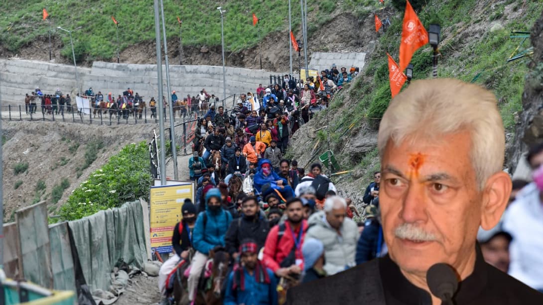 Amarnath Yatra : अमरनाथ यात्रा में श्रद्धालुओं की संख्या चार लाख के पार, उपराज्यपाल ने जताया आभार!
